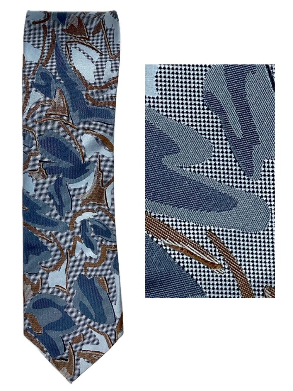 Ermenegildo Zegna Mens Tie 100% Silk Made in Italy